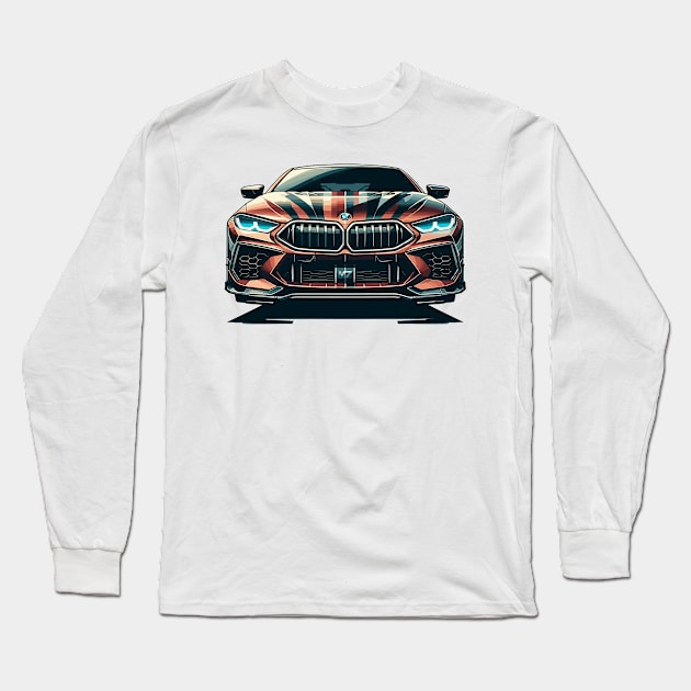 BMW M8 Long Sleeve T-Shirt by Vehicles-Art